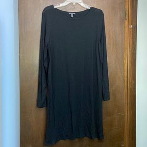Eileen Fisher Black knit tunic size large